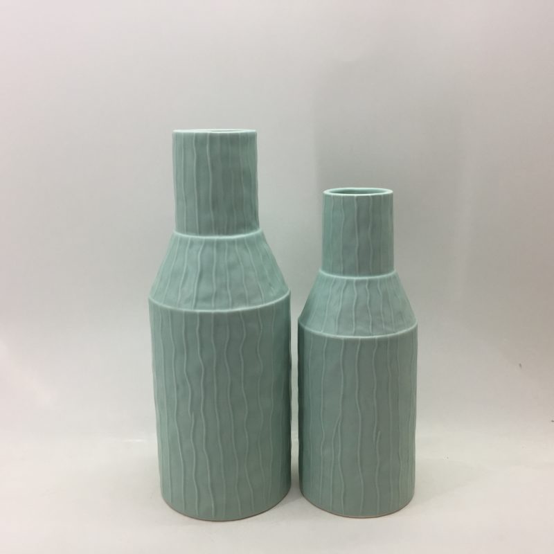 New Style Factory Direct Green Ceramic Vase for Home Decor