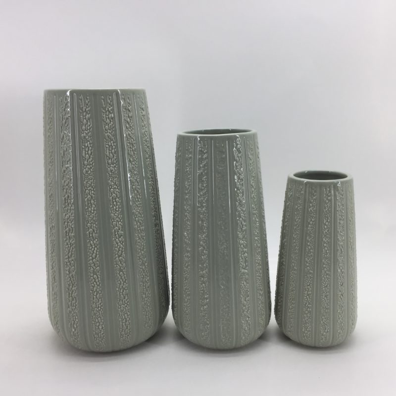 Set of 3 Decorative Home Decor Ceramic Vase