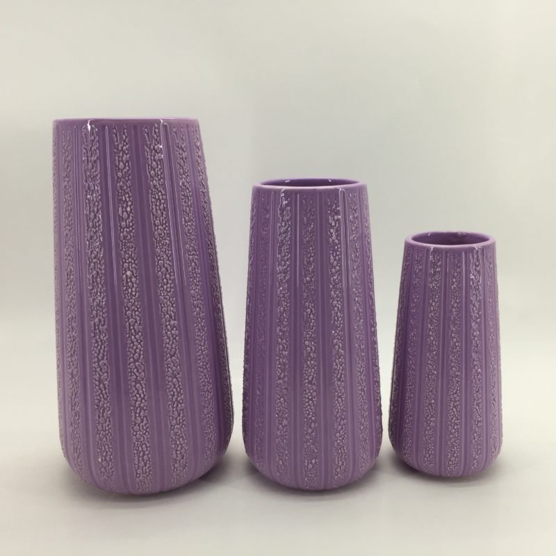 Set of 3 Decorative Home Decor Ceramic Vase