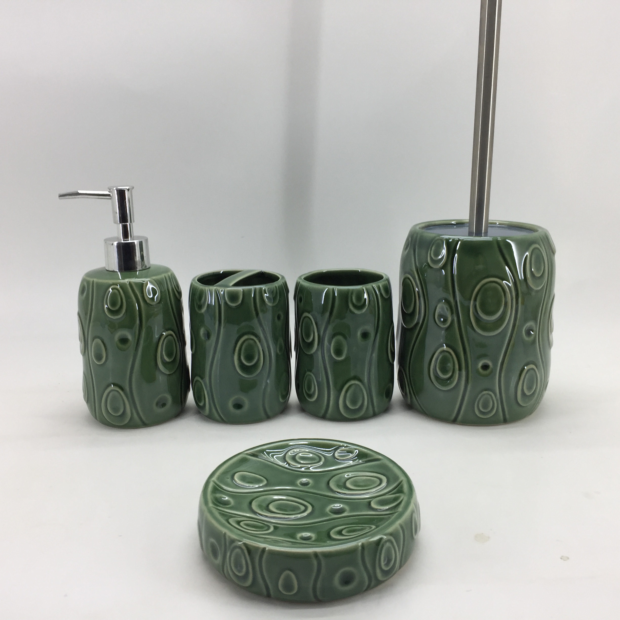 Durable Ceramic Bathroom Accessories Set