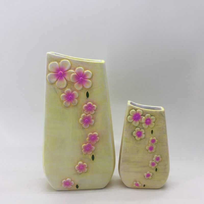 Custom Unique Ceramic Flower Vase Set