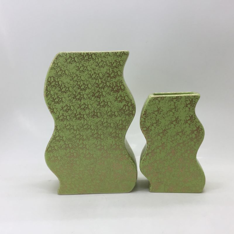 Wavy Lines Custom Ceramic Vase for Flowers